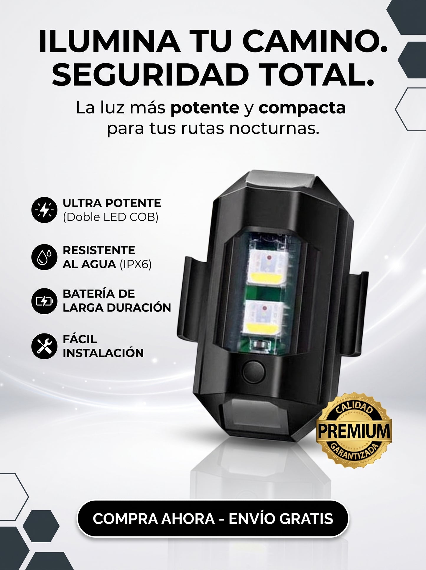 Luz Trasera Intermitente