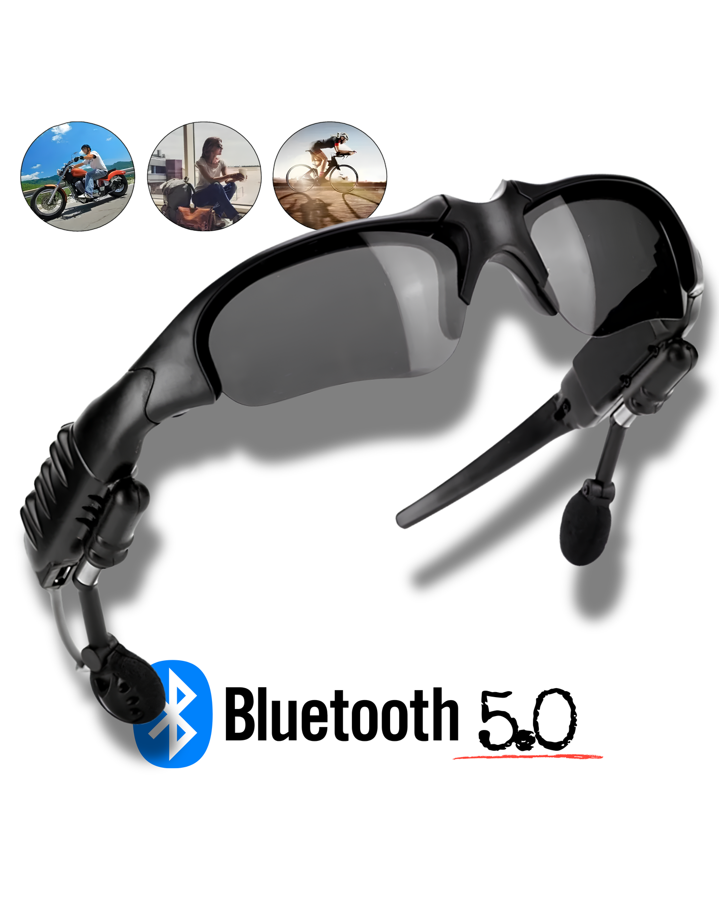 Gafas Con Bluetooth Recargable