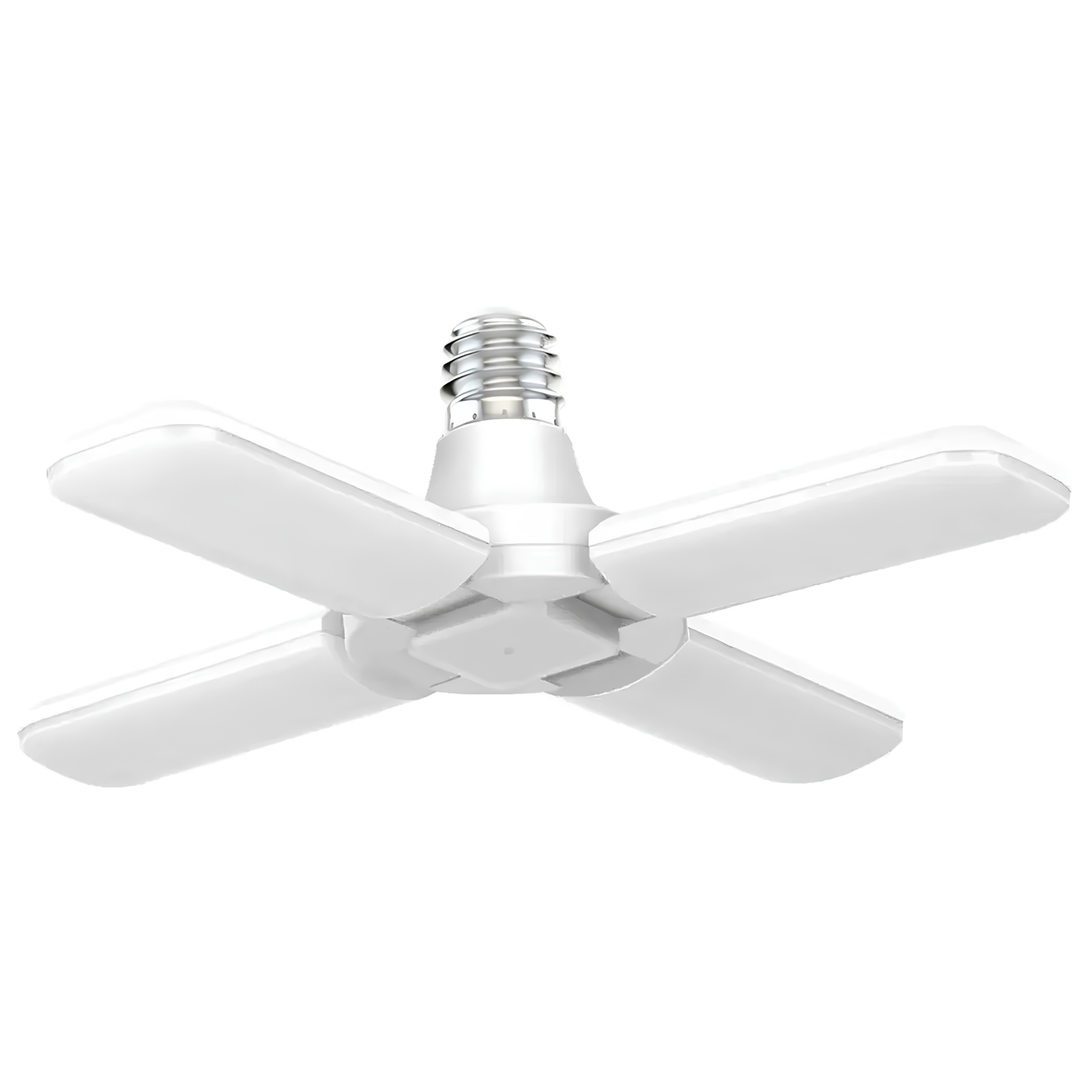 Lampara Bombillo Led 4 Aspas Desplegable