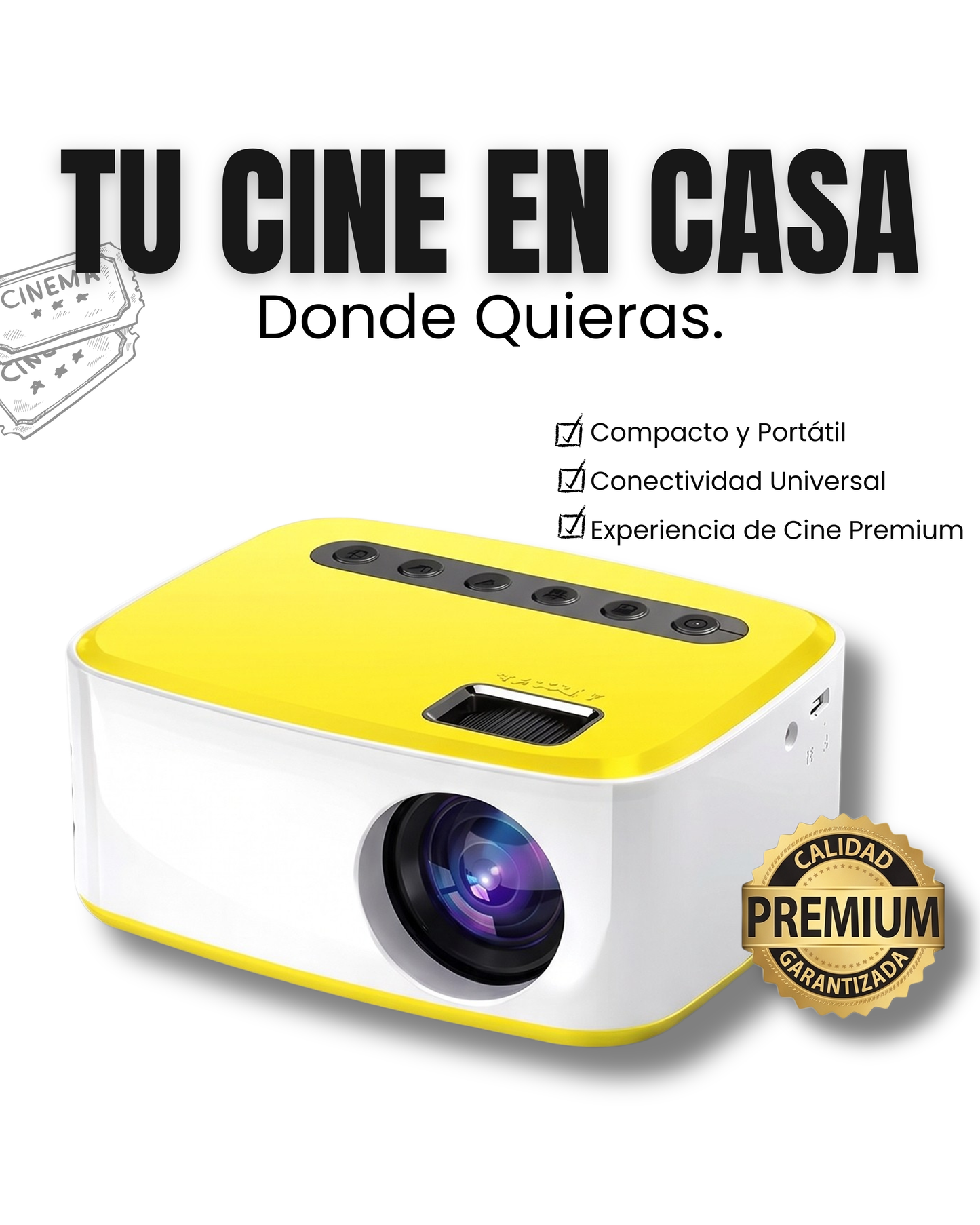 Mini Proyector Portatil