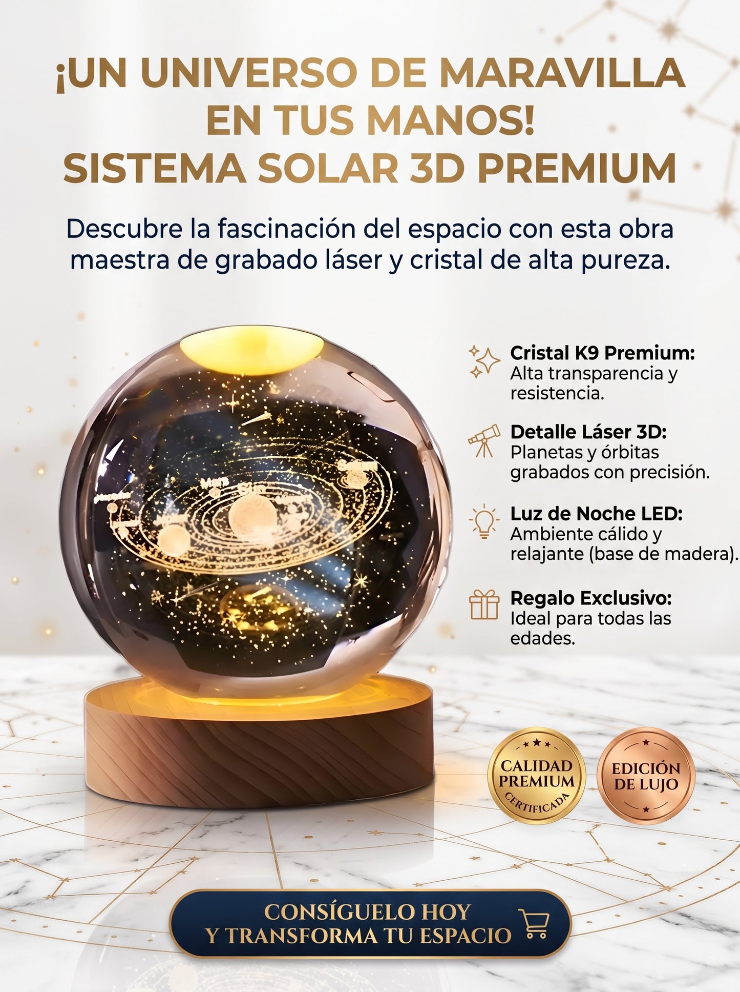 Esfera Decorativa Del Sistema Solar