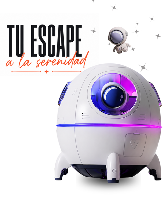 Humidificador Difusor de Aromas Astronauta 220ml con Luz LED