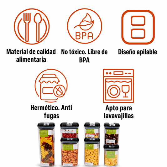 Recipientes Organizadores Hermeticos
